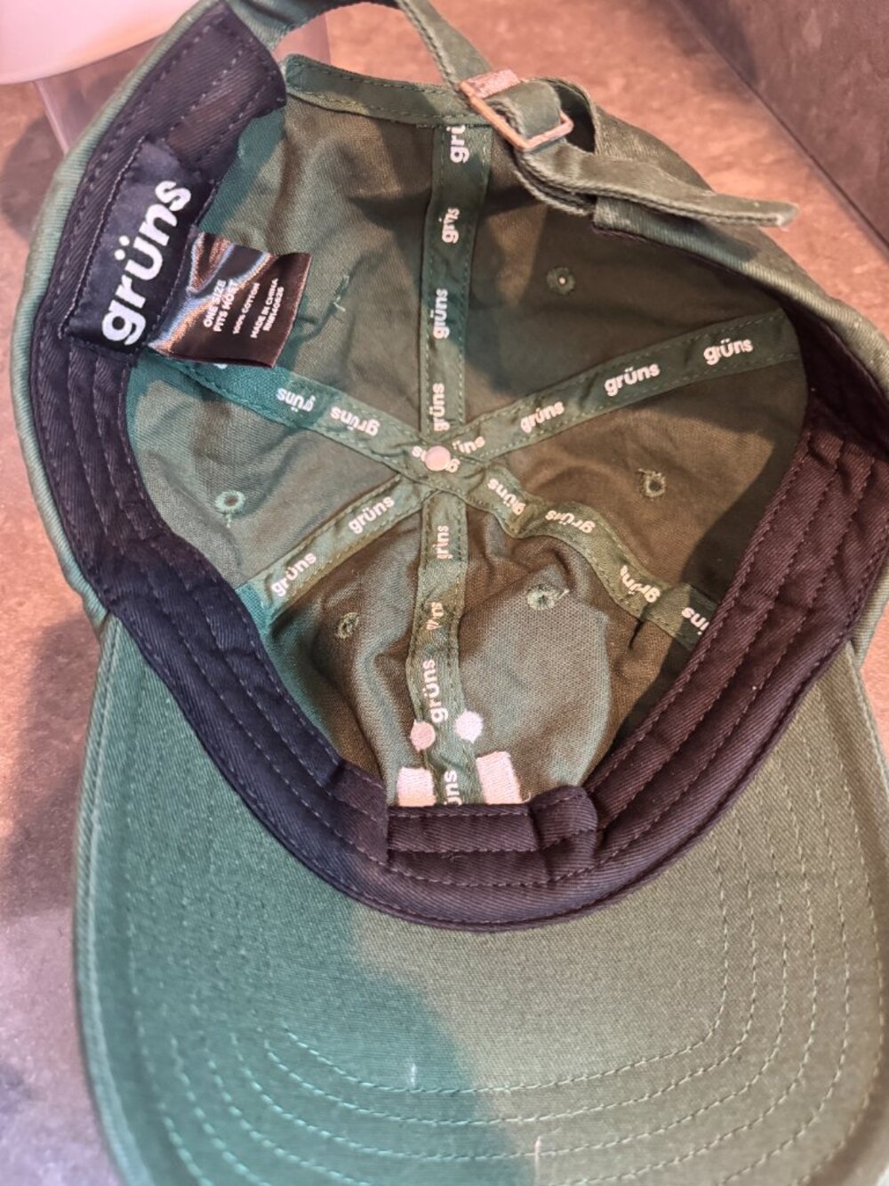 Grüns Gummies Superfood Hat Green Embroidered Smile Logo Cap OS EUC - Picture 5 of 9